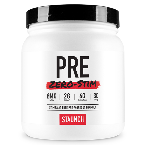 Staunch Nutrition - Zero Stim Pre-Workout